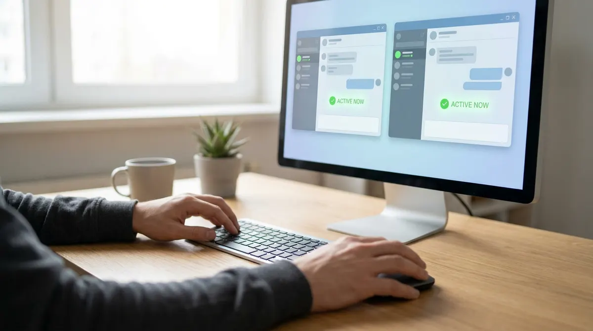 How to keep Slack and Teams active at the same time