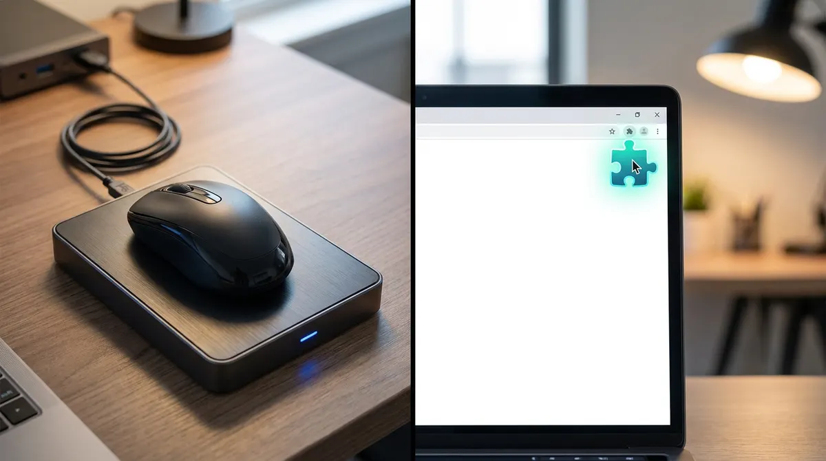 Mouse jiggler vs browser extension: which one is safer?